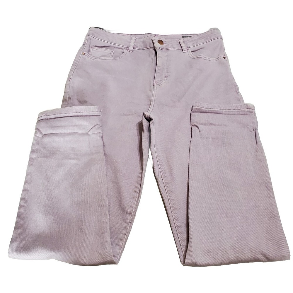 Denim By Tu Taper Leg Jeans Size 12  Lilac, 31.5W28.5L. Great!‎